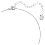 Una Angelic set Round cut, White, Rhodium plated - Image 6