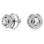 Una Angelic set Round cut, White, Rhodium plated - Image 4