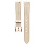 Watch strap 16 mm (0.63") width, Leather with stitching, Pink, Rose gold-tone finish - Image 3